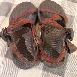 Chaco Brown and Red Men's Sandals